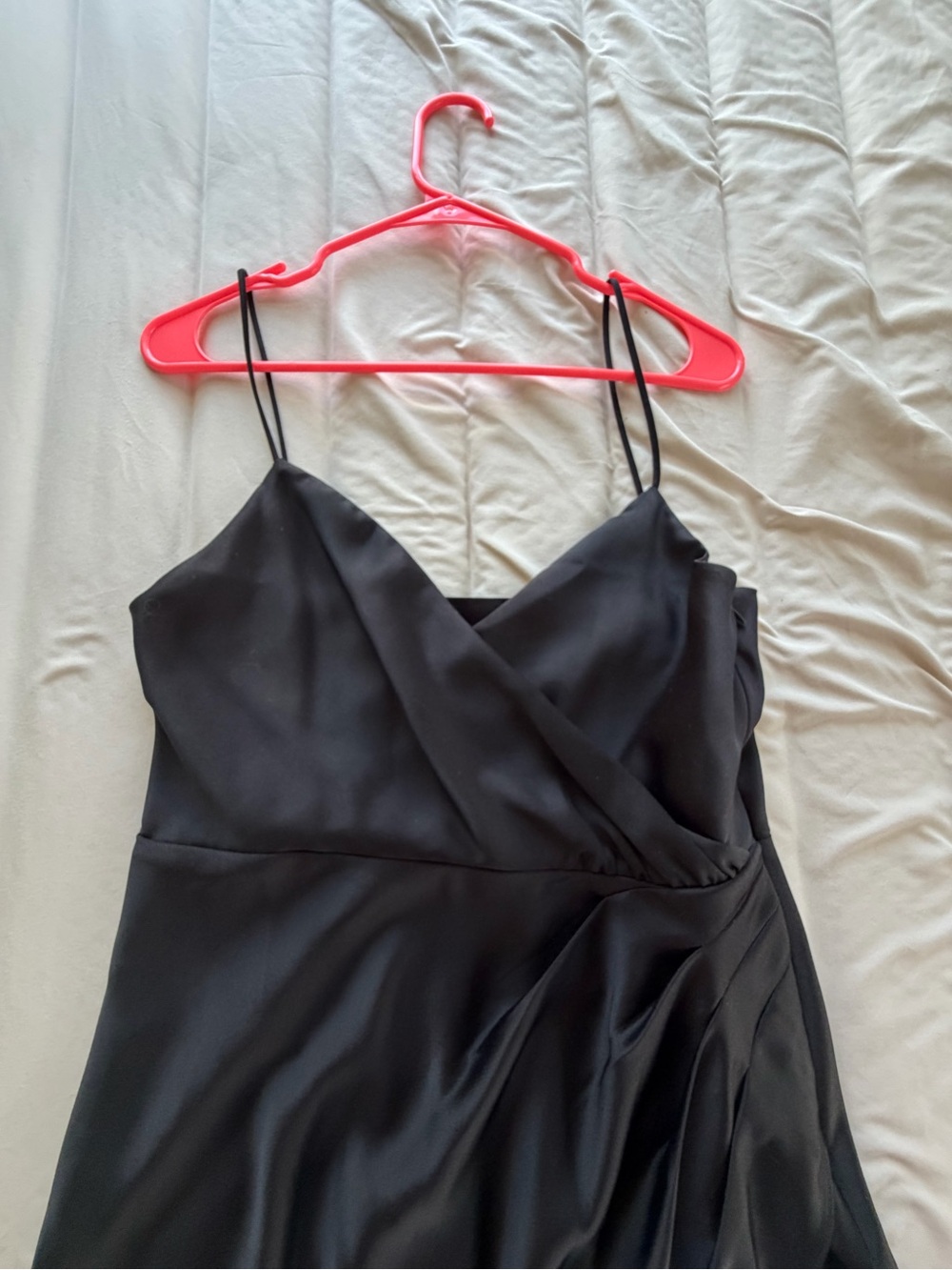 BHLND (Anthropologie) Classic Black Slip Dress with Spaghetti Straps